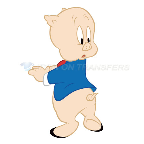 Porky Pig Iron-on Stickers (Heat Transfers)NO.678